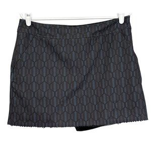 EP Pro Golf Skort Womens Size 8 Black Multicolor Pull-On Waist Pockets
